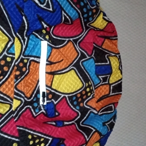 Weimo Star Cycling Shirt, L, Multi color Design, rear pocket pouches and zipper - Picture 5 of 10